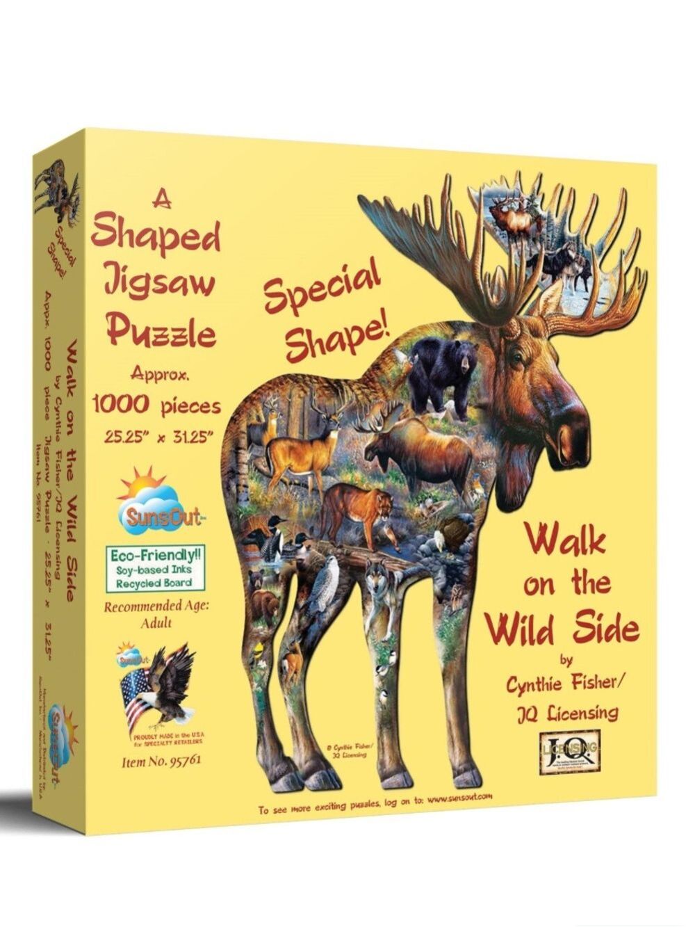 ☀️ *NEW* Moose Shaped Puzzle